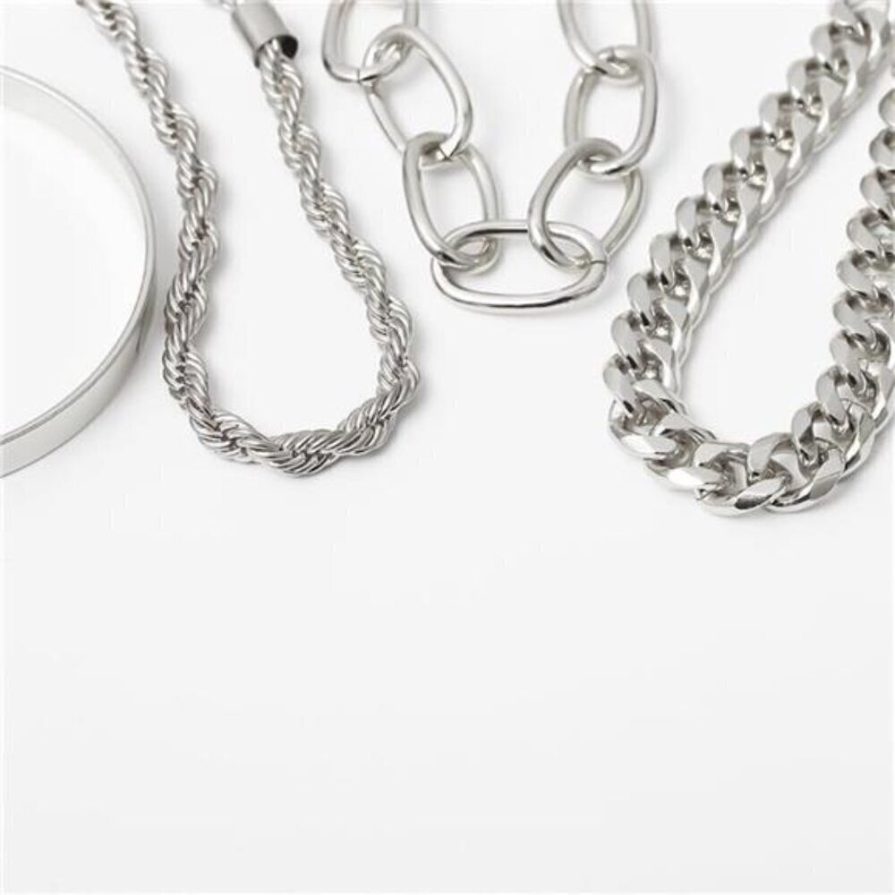 Dainty Boho Chain Bracelets Set for Women Adjustable Fashion Beaded Chunky - Picture 3 of 4